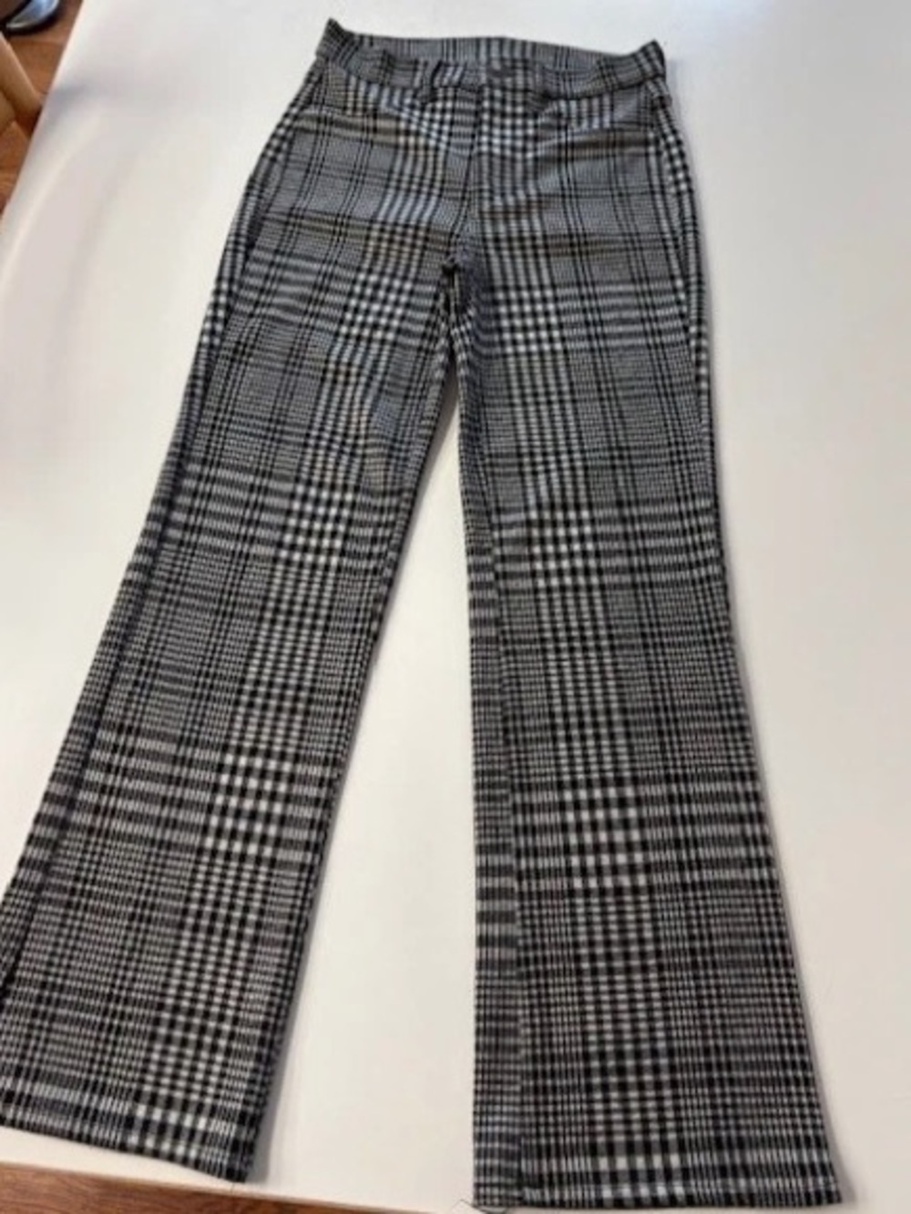 American Eagle Petite Women Prince of Wales Trousers Bootcut, sz XXS or 00